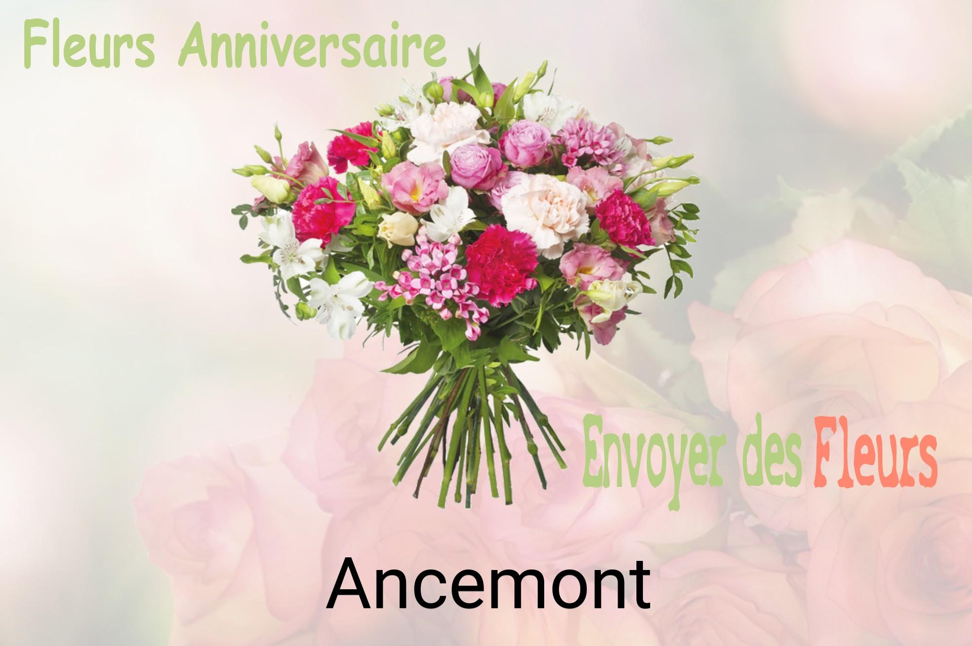 Bouquet de fleurs d’anniversaire livré à Ancemont